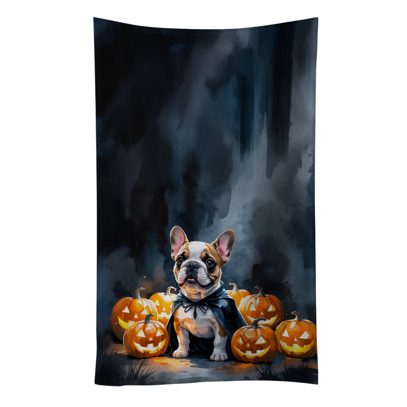 Torchon de bouledogue français pour Halloween, Bouledogue français 2