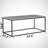 Adler 48" Trestle Rectangle Coffee Table