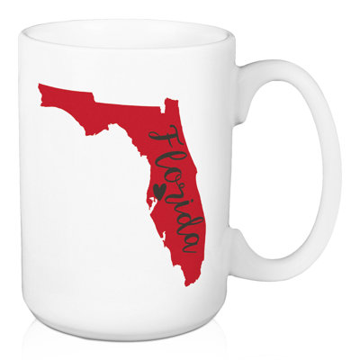 Grande tasse à café floride state tampa love Fridley