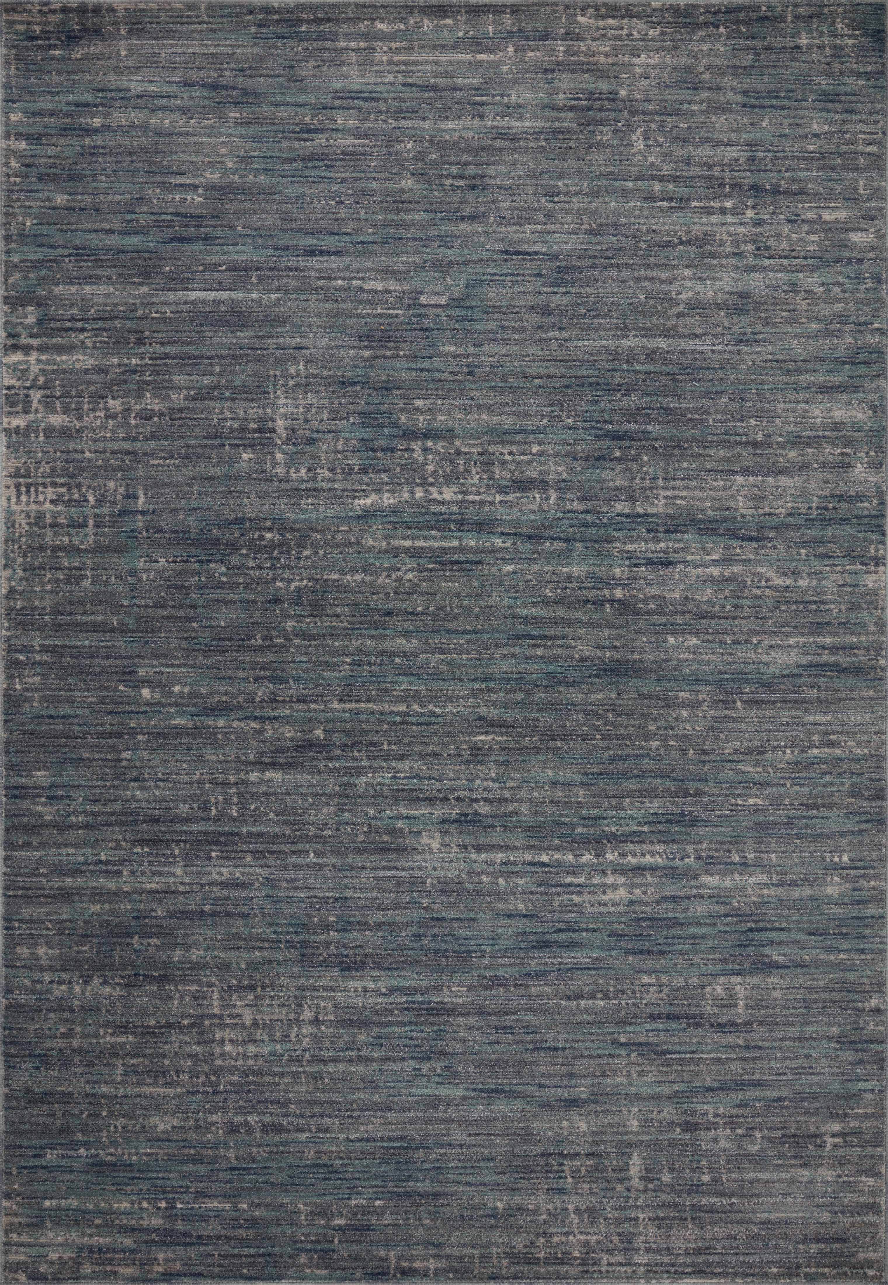 Polyester Blend Rug 17 Stories Machine Woven Polypropylene/Polyester Area Rug in Gray/Blue ...