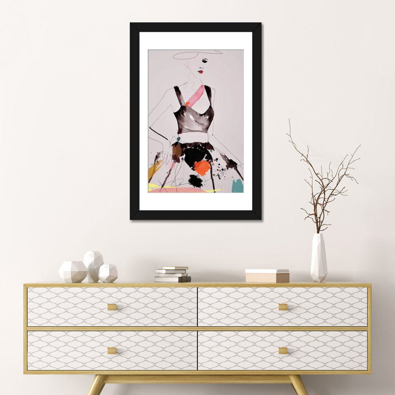 « figures », impression sur toile, H 24 po x l 16 po x P 1 po, Papier d'art encadré noir, Blanc