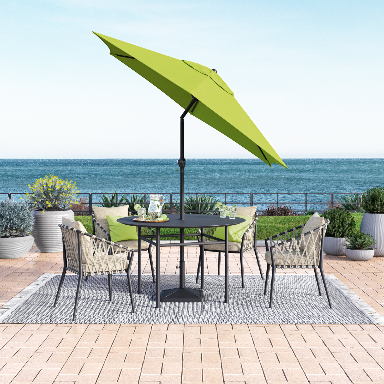 Toscana 9' Umbrella, Lime