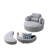 Quamere Swivel Chair with Storage Ottoman,oversized chair,barrel chair,Lounge Club Big Round Chair-2091067479