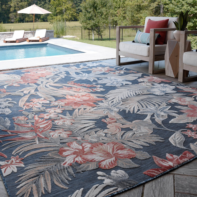 Tapis floral Callie, Rectangle 3 pi 10 po x 5 pi 3 po