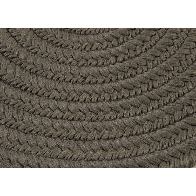 Tapis gris tressé Wellbrock