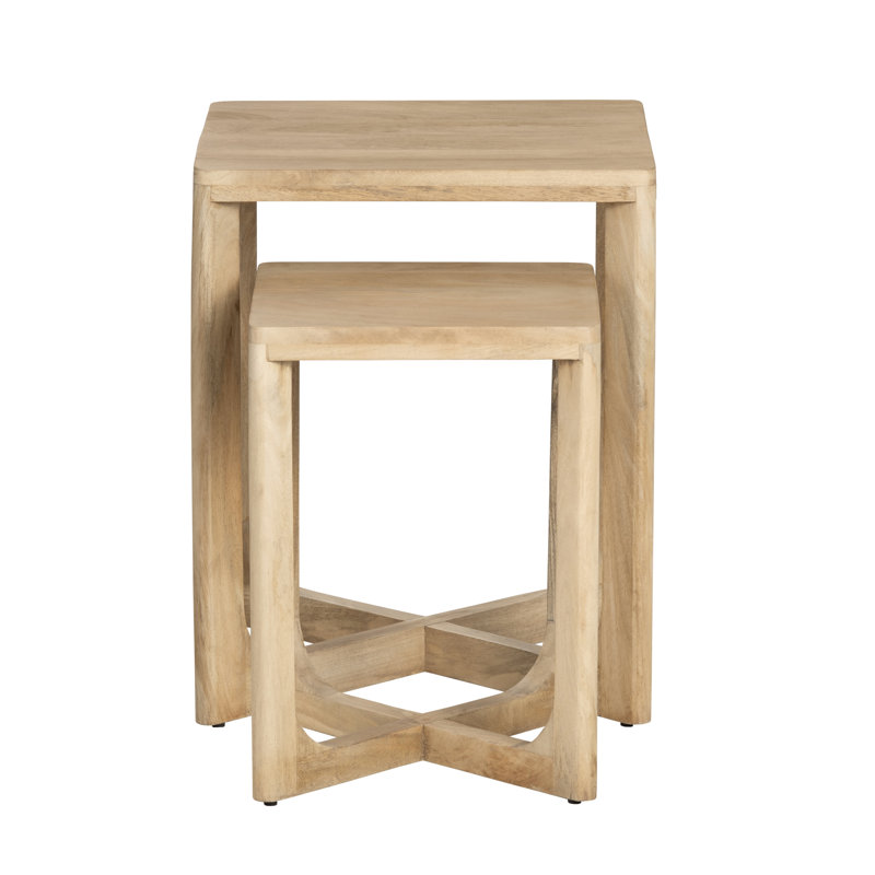 2 Piece Nesting Table Set