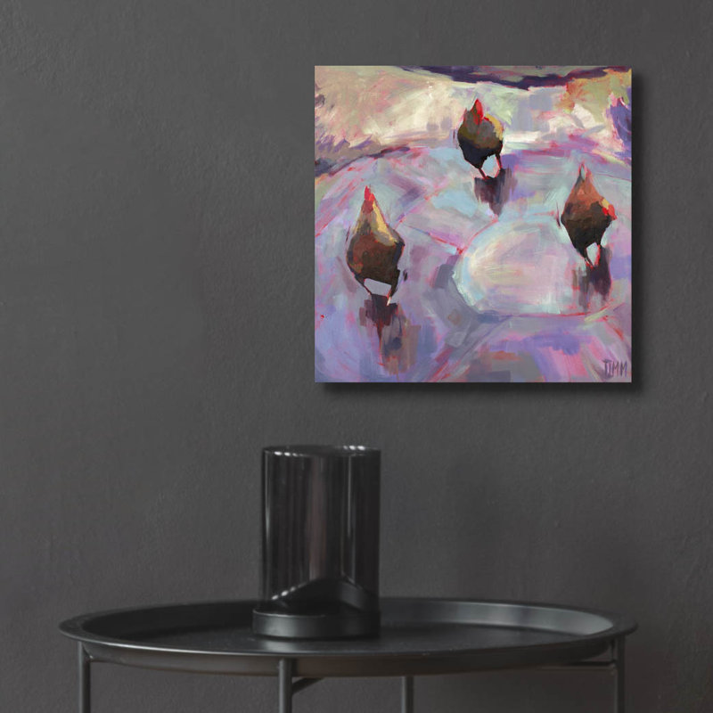 «Race humaine 2» par Lisa Timmerman, H 12 po x l 12 po x P 0,13 po