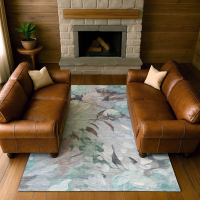 Tapis floral lavable à la machine de qualité supérieure Mayfield AMF2264
