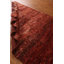 Tapis rouge / rose en laine noué à la main de conception unique 6 pi 5 po x 9 pi 7 po New Age