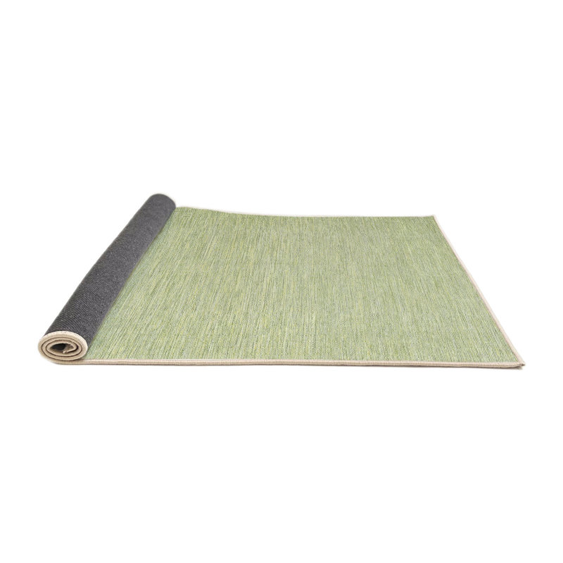 Tapis zone verte claire contemporaine, Rond 6 pi