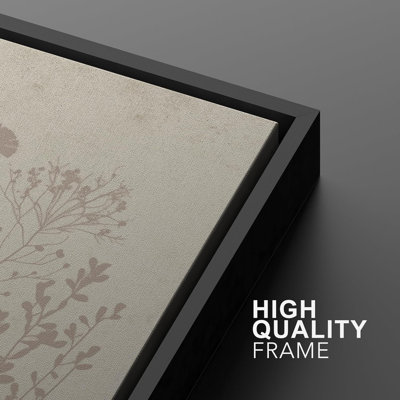 Fleurs sauvages, reproduction sur toile 3 pièces