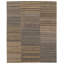 Spectrum Striped Hand-Knotted Wool Brown/Gray Area Rug-40705524-125005115