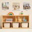 Bibliothèque Montessori 5 sections H 23,6 "x l 44,6"