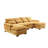 Modern Large chenille Fabric U-Shape Sectional Sofa-467286100