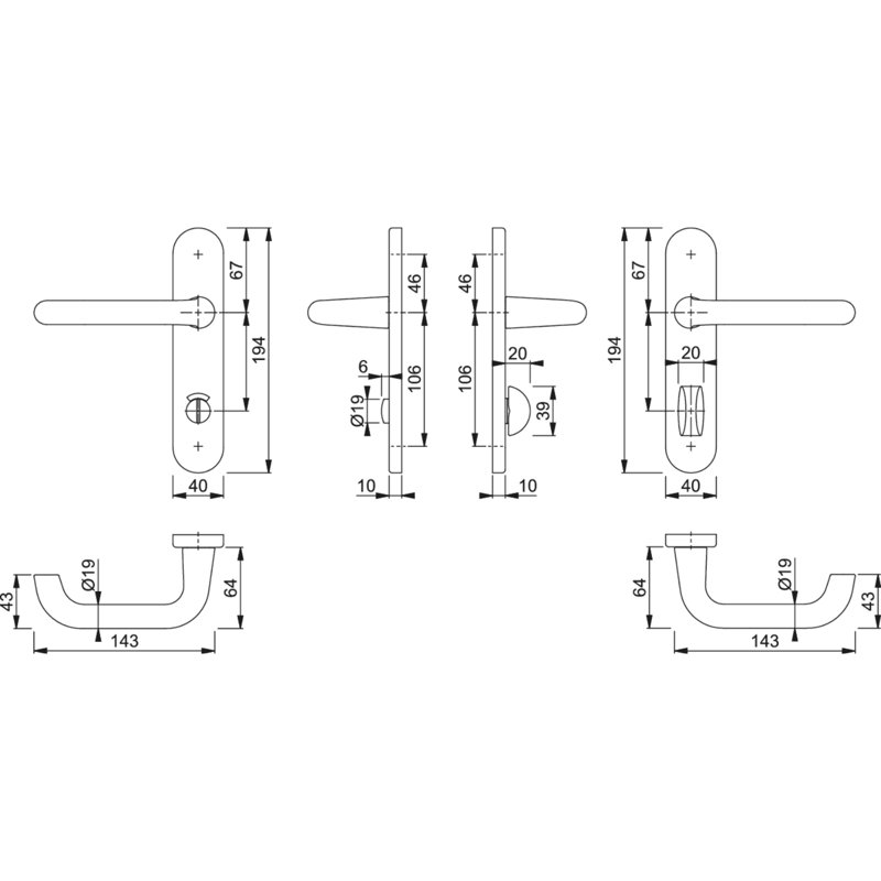 Amanzia Door Handle
