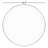 Gibson Home Oslo 8 Piece Porcelain Dinner Plate Set - Black Rim