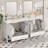 72" Bathroom Vanity with Ceramic Sink-439868236
