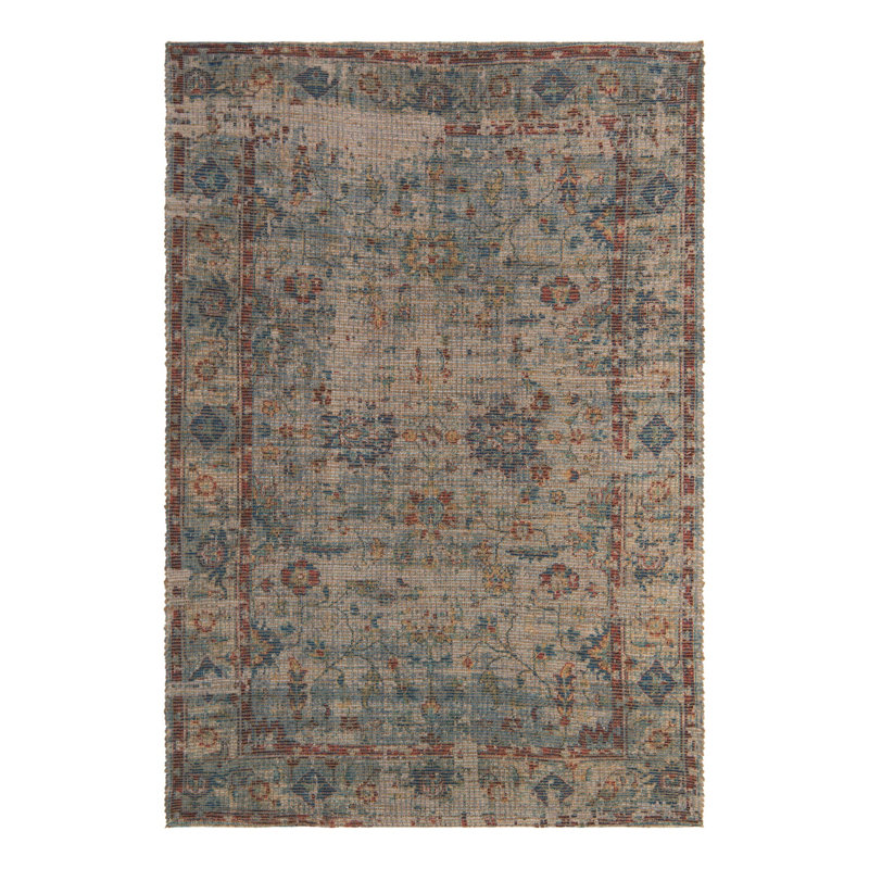 Watkin Oriental Indoor Rug, Rectangle 6'1" x 9'