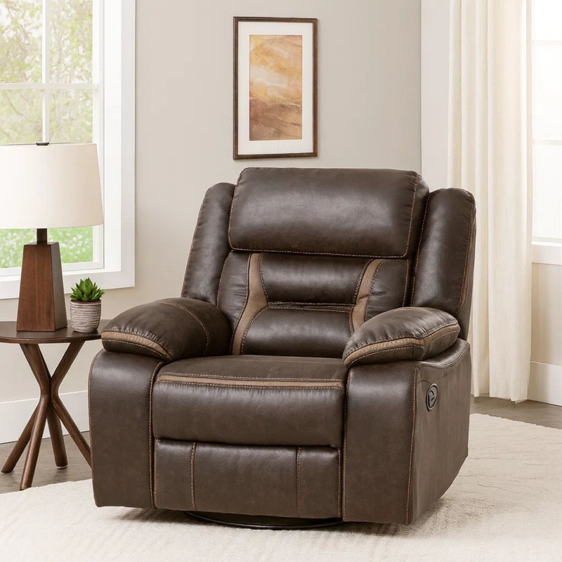 Aravale Faux Leather Recliner