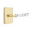 Select Round Single Dummy Door Lever with Rectangle Rosette-364273088