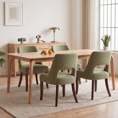 Chaise de salle à manger rembourrée Arlene