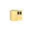7ft x 5ft Pent Shed - Single Door with Windows