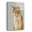 Art mural en verre épique «Lap Cat 2» par Chariklia Zarris, 16 po x 24 po-854943790