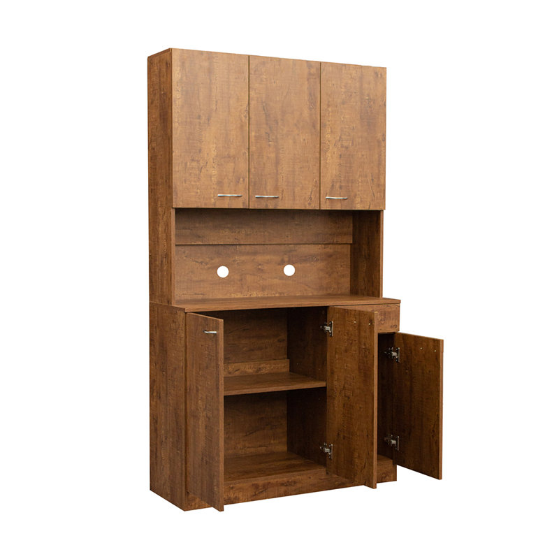 Pinar 39.37" W Closet System Reach-In Sets, Brown