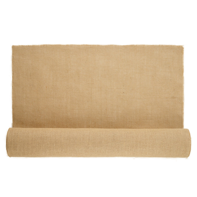 Rouleau de jute, 40 po x 75 pi et 50 po x 50 po, toile de jute naturelle haute densité, rouleau d'emballage pour arbres, artisanat, mariage, jardinage, protection hivernale pour plantes et arbres, conçu pour la décoration