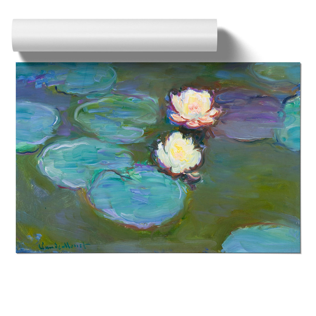 Water Lilies Lily Pond Vol.41 by Claude Monet - Unframed Painting