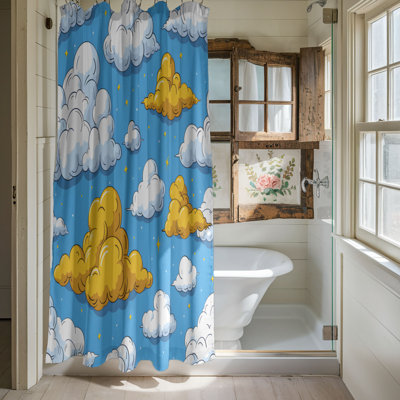 Rideau de douche Dreamy Cloudscape - Premium