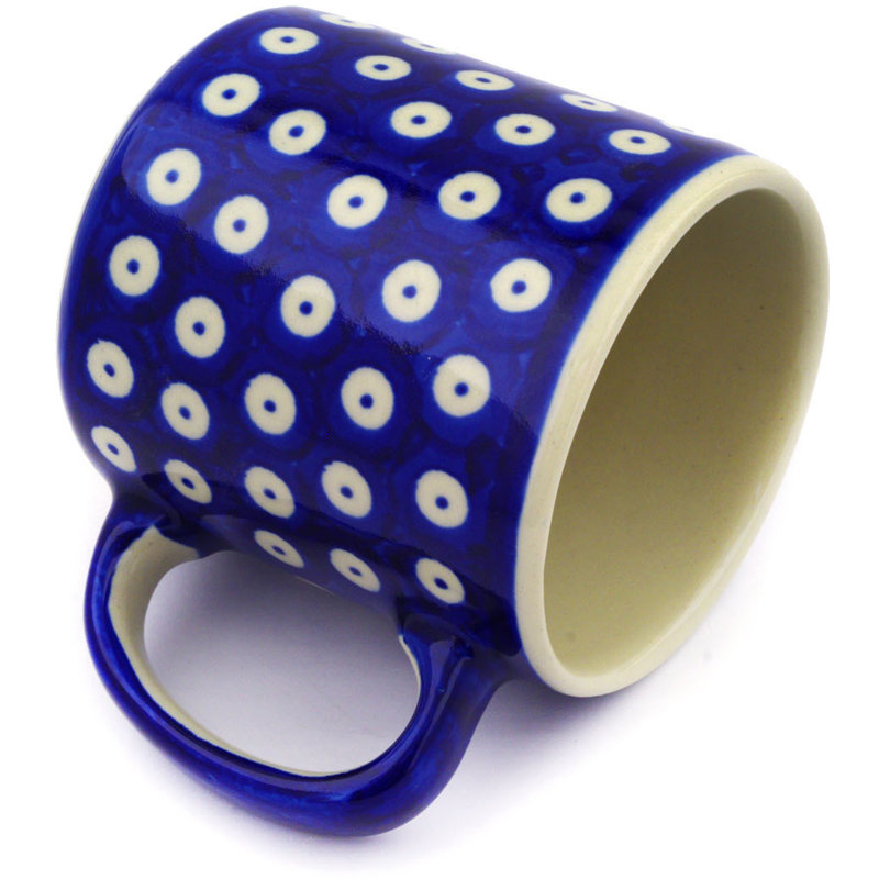 Peacock Stoneware Coffee Mug