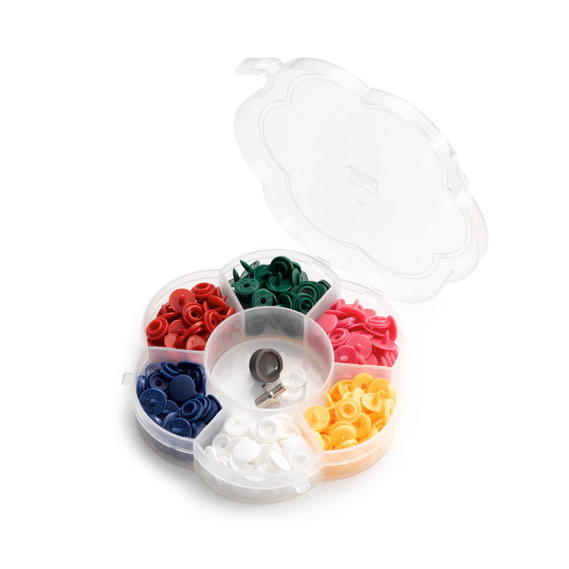 Prym Mini Color Snaps, 72 ensembles, 9 mm
