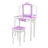 Hannakaisa Solid Wood Kids Vanity Set with Mirror-1437023261