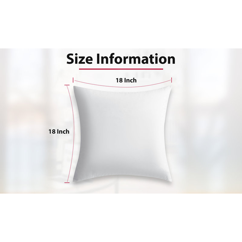 Hartsburg Throw Pillow Outdoor Pillow Insert, Square 18"