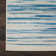 Poyen Abstract Machine Woven Area Rug in Blue