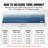 VEVOR Blue Polyvinyl Chloride (PVC) Awning