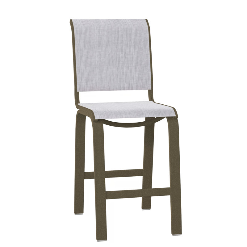 Tabouret de bar 26 po Holna, Bois de plage texturé, Bijou