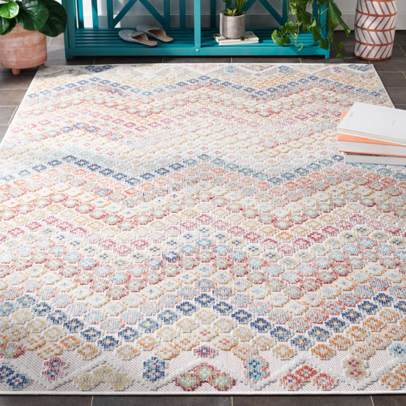 Tapis intérieur / extérieur Edgeworth Performance Chevron, Rectangle 9 pi x 12 pi