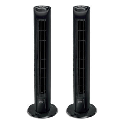 Igenix 29 Inch Tower Fan with Remote Control Black