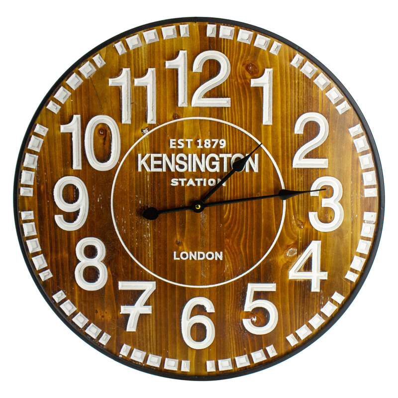Horloge murale 24 po Rustic