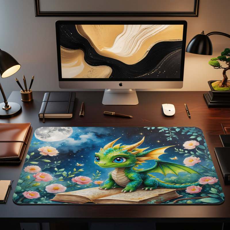 Polyester Desk Pad, 31.5x15.5