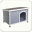 Niche pour chien en bois avec toit imperméable-18676912-18676914