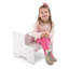 Ahlijah Wooden Step Stool - White-895649417