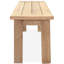 Banc d'extérieur en teck Bedwell-900511490