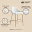 Tabouret de comptoir rembourré en cuir Gracie-1898356508-1898840972