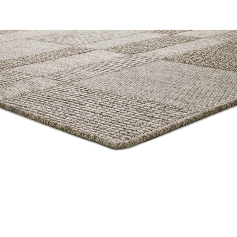 Jasmyn Geometric Shapes Flatweave Indoor / Outdoor Area Rug, Rectangle 152 x 230cm