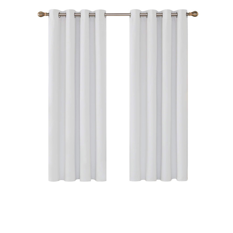 Prashanth Blackout Curtain Pair, 46cm Width x 138cm Drop