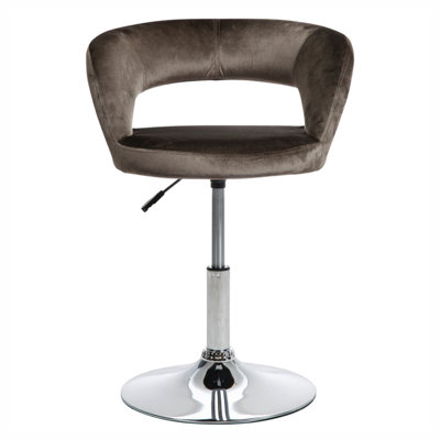 Giselle Contemporary Vanity Chair with 360 Degree Swivel, Makeup Vanity Seat with Adjustable Height by Mercer41