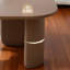 Table basse moderne en forme de L, table basse